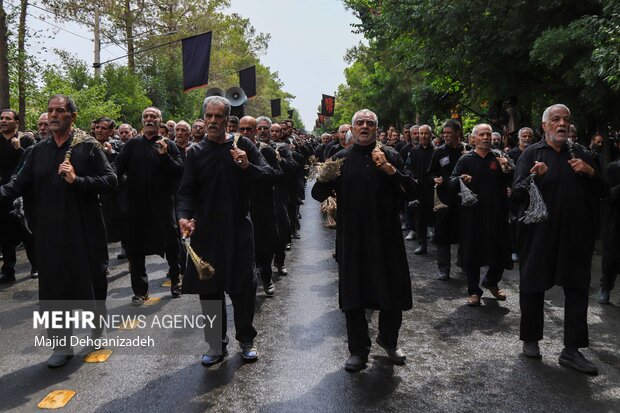 گلستان در روز عاشورا غرق در سوگ و اندوه شد