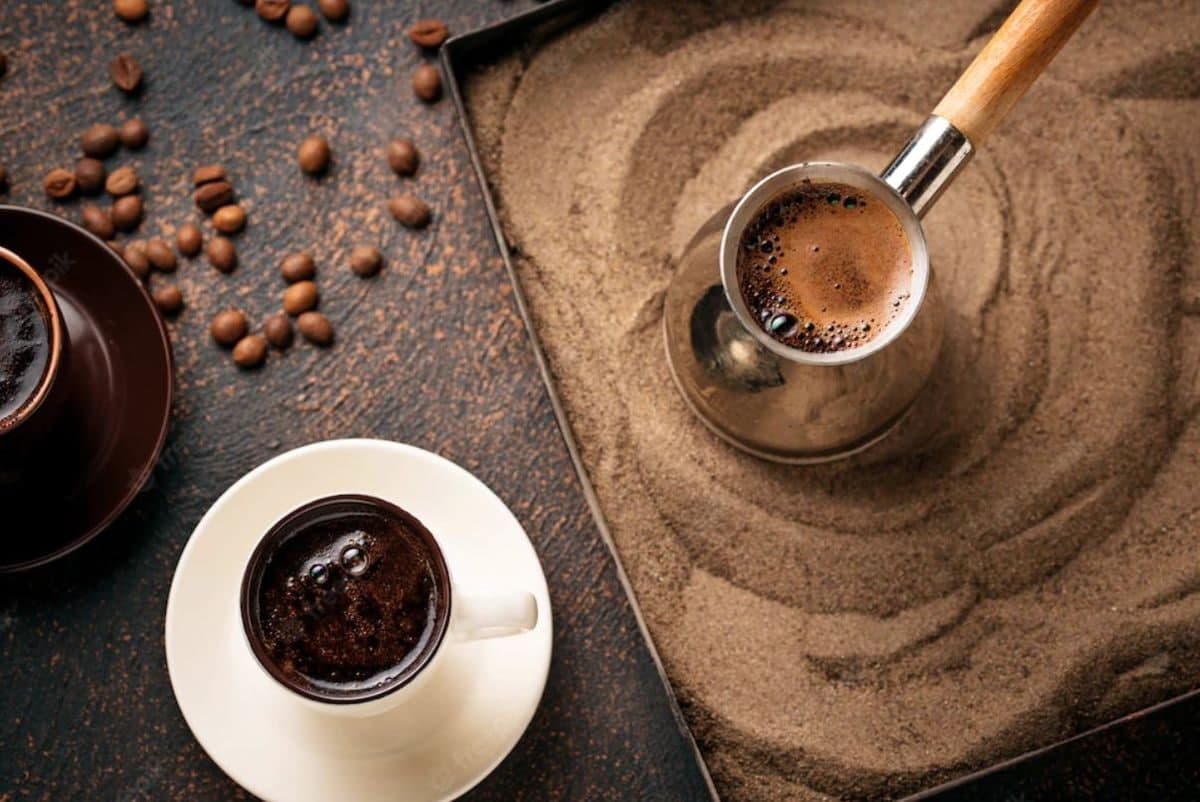 چگونه قهوه ترک درست کنیم با قهوه ساز |چگونه قهوه ترک درست کنیم بدون قهوه جوش