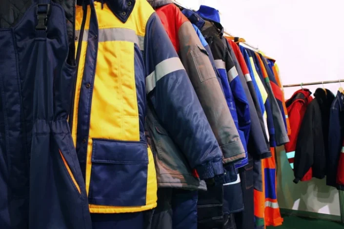 The effect of time on work clothes