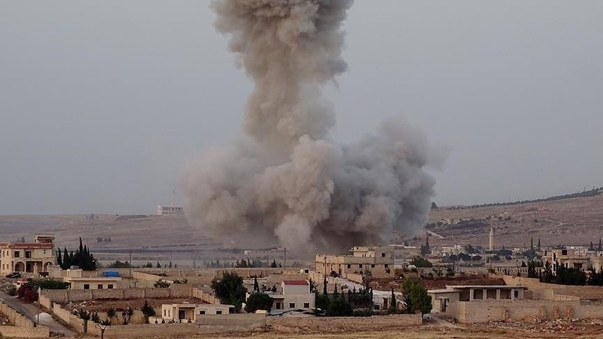 فیلم| حمله هوایی اسرائیل به نیروهای سپاه در سوریه؛ دو تن کشته شدند