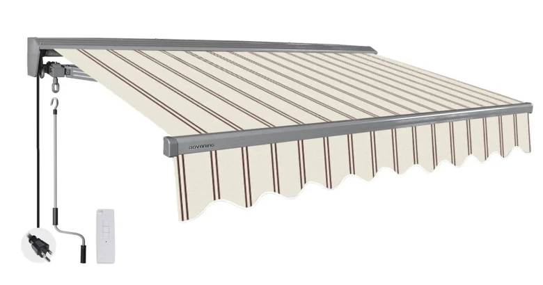 How electric awnings work in winter