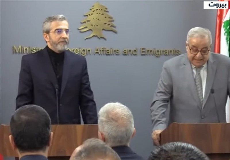دیدار باقری و وزیر خارجه لبنان