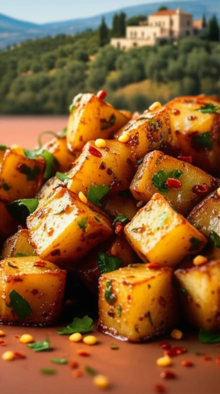 طرز تهیه بطاطا حره لبنانی | دستور پخت سیب زمینی تند اصیل